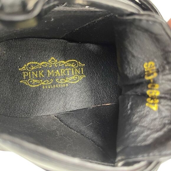 Pink Martini Womens Crisscross Buckle Strap Back Zip Ankle Booties Black Size 37 - Picture 8 of 10